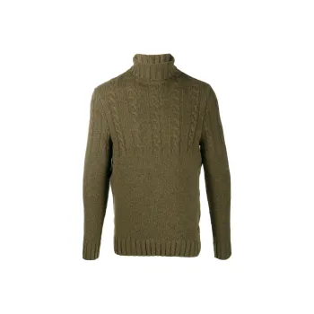 BARBOUR Sweaters Men Olive Green