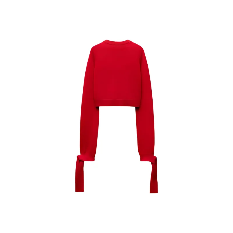 Ao Yes X ZARA AO YES Collaboration Knitwear Women's Red-1