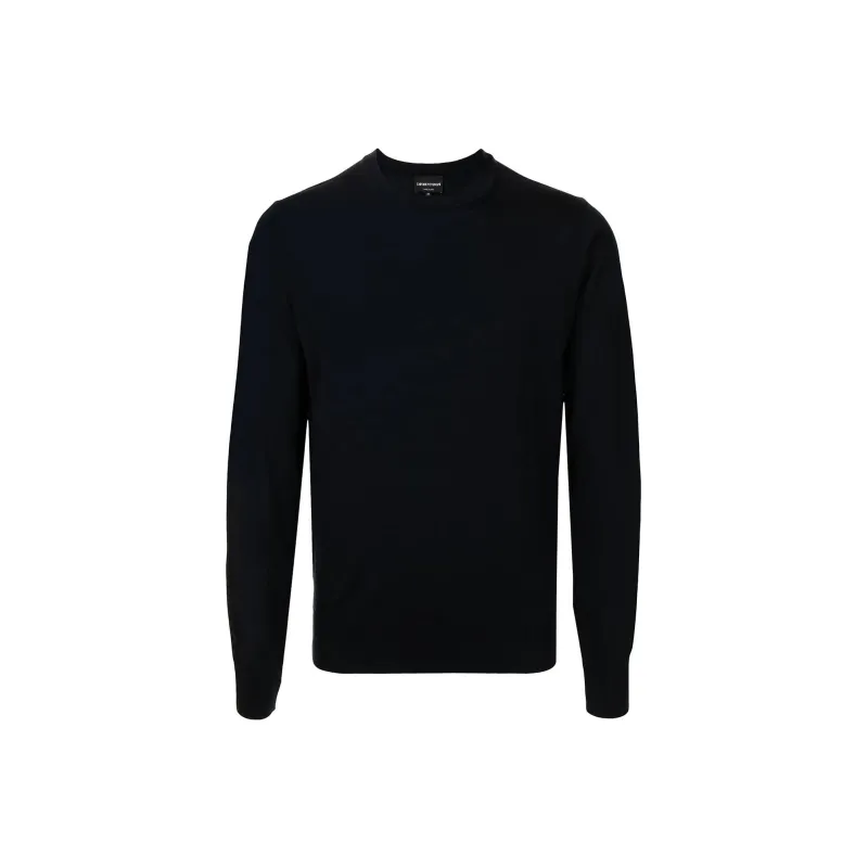 EMPORIO ARMANI V neck Virgin Wool Sweater-0
