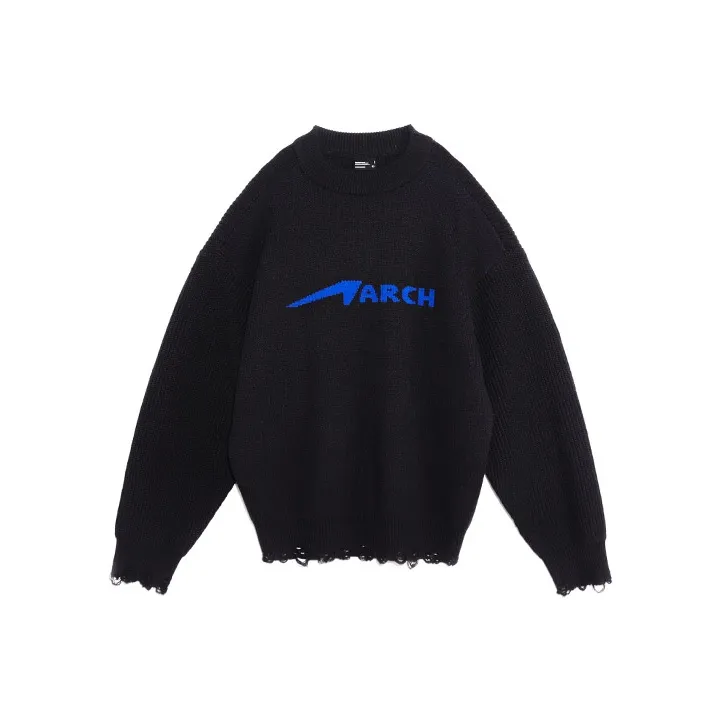 ROARINGWILD ARCH Sweaters Unisex Black-0