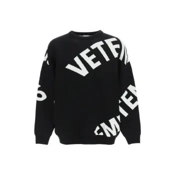 Vetements Allover Logo Knitwear