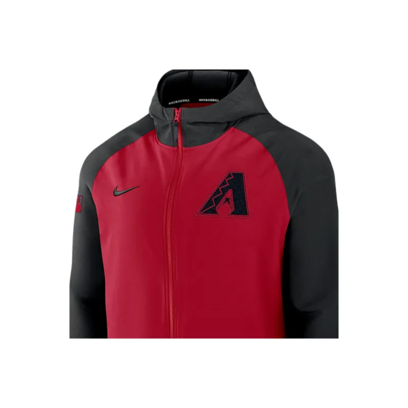 Nike Arizona Diamondbacks Authentic Collection Men's Nike Therma Mlb Full Zip Jacket-2