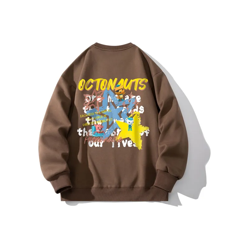 Small Columns Under The Sea Sweatshirt Unisex-14