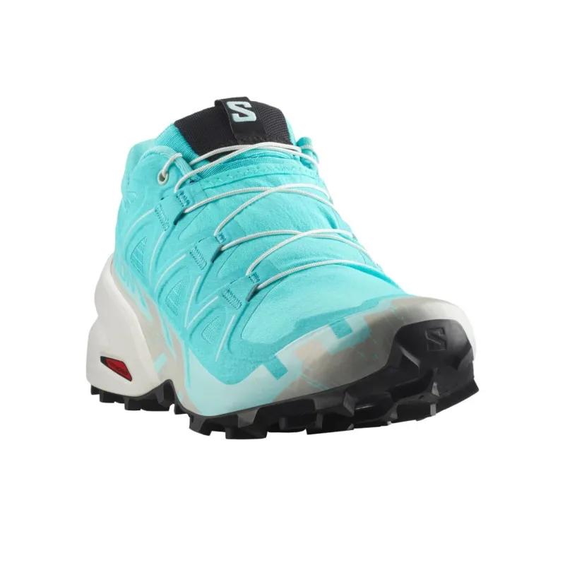 SALOMON Speedcross 6 Anti Slip Wear Resistant Low Top Casual Running Shoes Women's Cyan-2