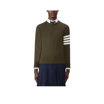 THOM BROWNE 4 Bar Crewneck Pullover