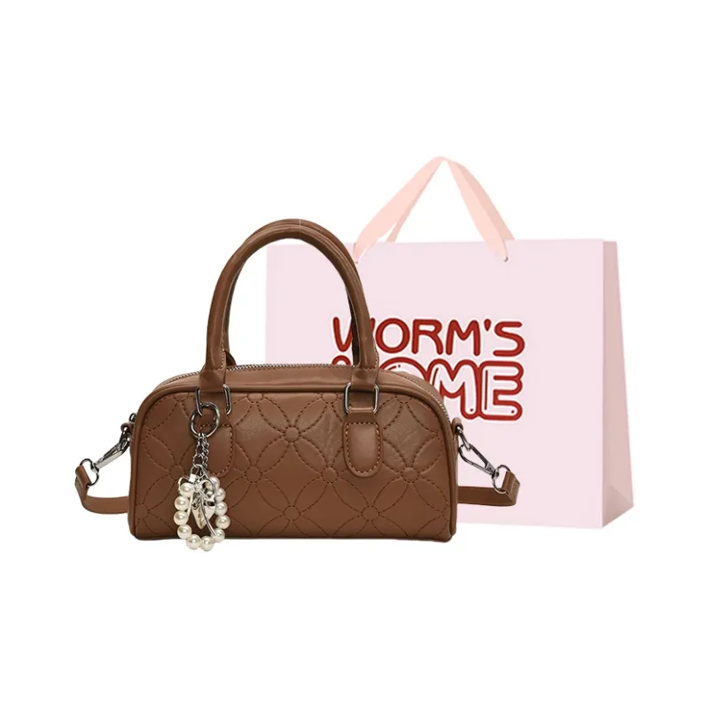 Worm's Home PU One Shoulder Handbag Women's Multicolor-18