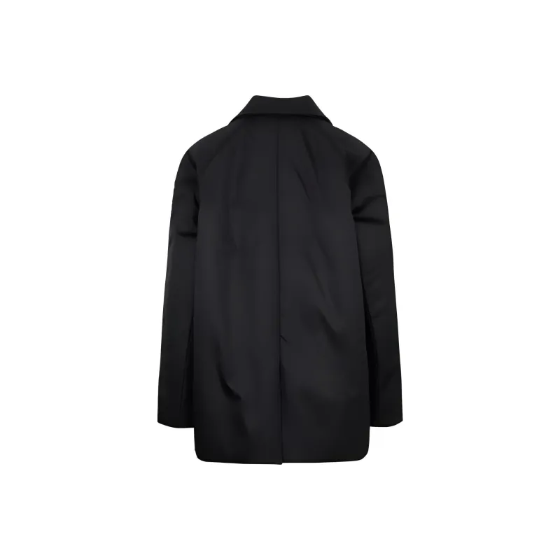PRADA Buttoned V Neck Coat-1