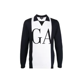 AMANI Fitted Knitwear Men's Black