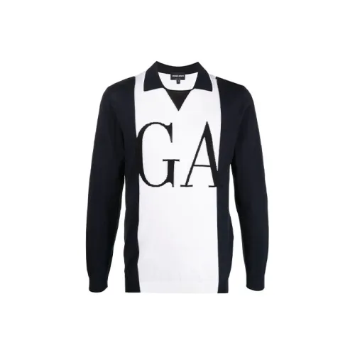 AMANI Fitted Knitwear Men's Black