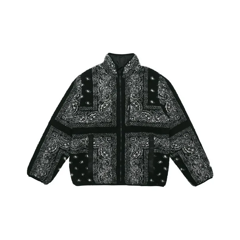 Supreme Reversible Bandana Fleece Jacket-0