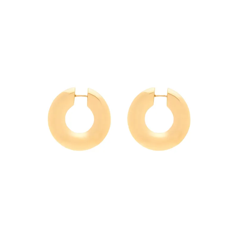 SAINT LAURENT Metal Earrings Women's Gold-1