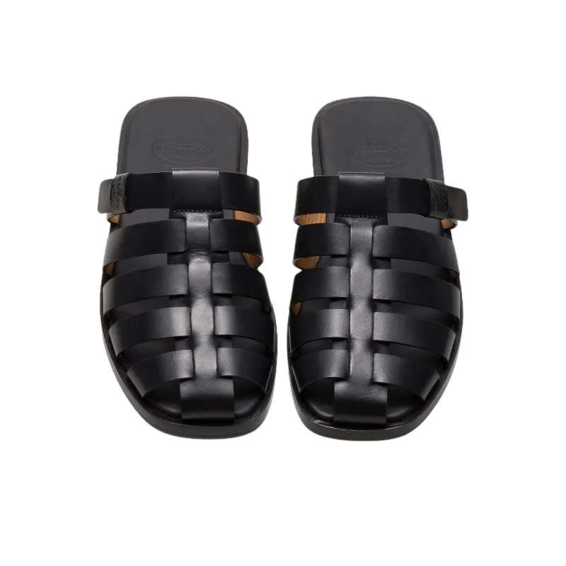 CHURCH'S Closed Toe Slippers Men's Black-4