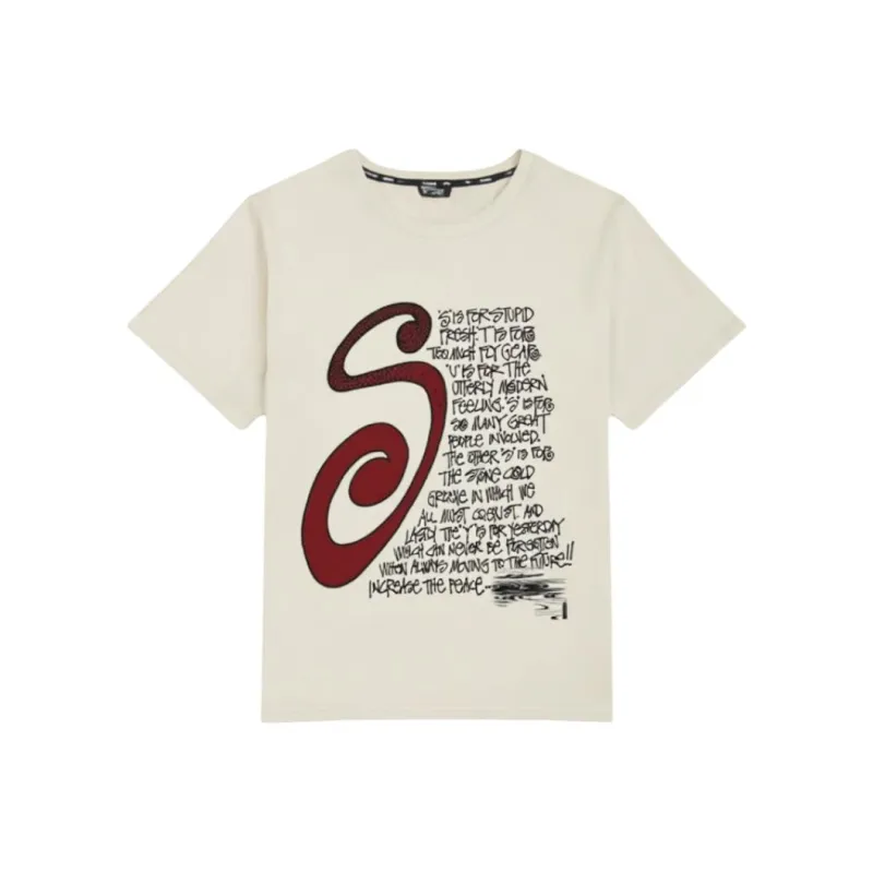 PAINT STAIN T Shirt Unisex White-0