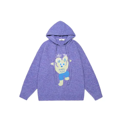 Guuka Sweaters Unisex Purple