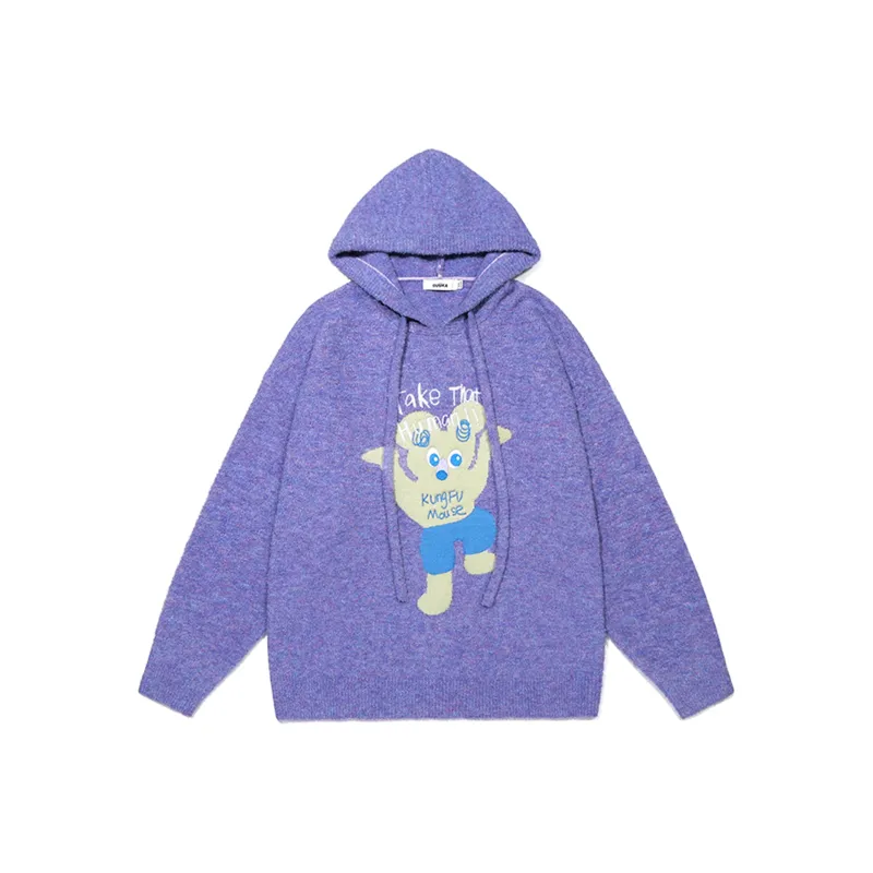 Guuka Sweaters Unisex Purple-0