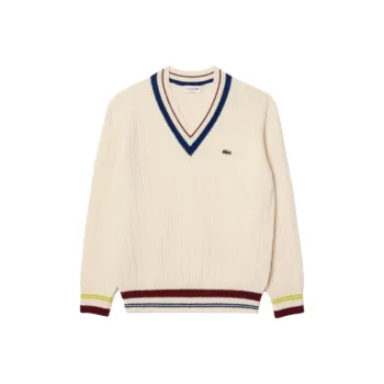 LACOSTE Crocodile patch Wool Jumper