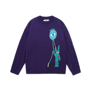 Guuka Sweaters Unisex Purple