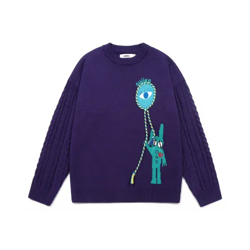 Guuka Sweaters Unisex Purple