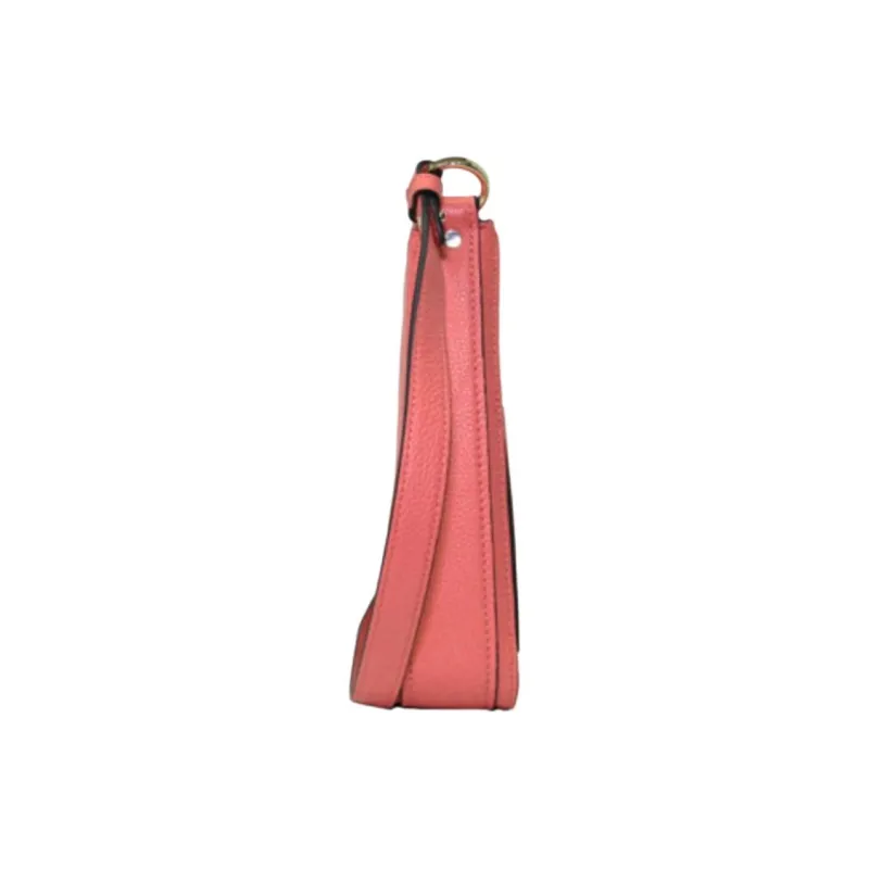 Kate Spade Hudson Litchi Grain Leather Crossbody Bag, Shoulder Bag Small Size Women's Rose Pink-1