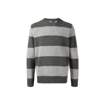 Polo Ralph Lauren Cashmere Sweaters Men Charcoal Gray