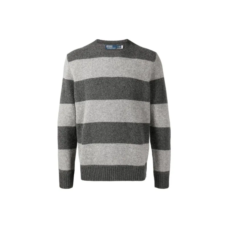Polo Ralph Lauren Cashmere Sweaters Men Charcoal Gray-0