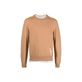 Maison Margiela Distressed Knitted Jumper