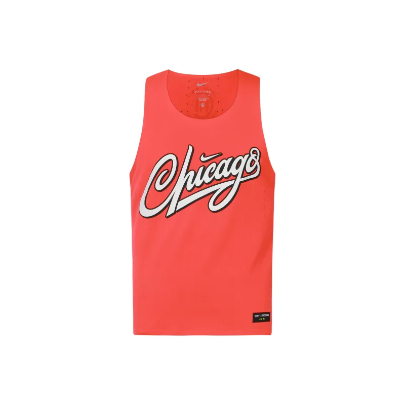 Nike Dri Fit Tank Tops Men Orange-0