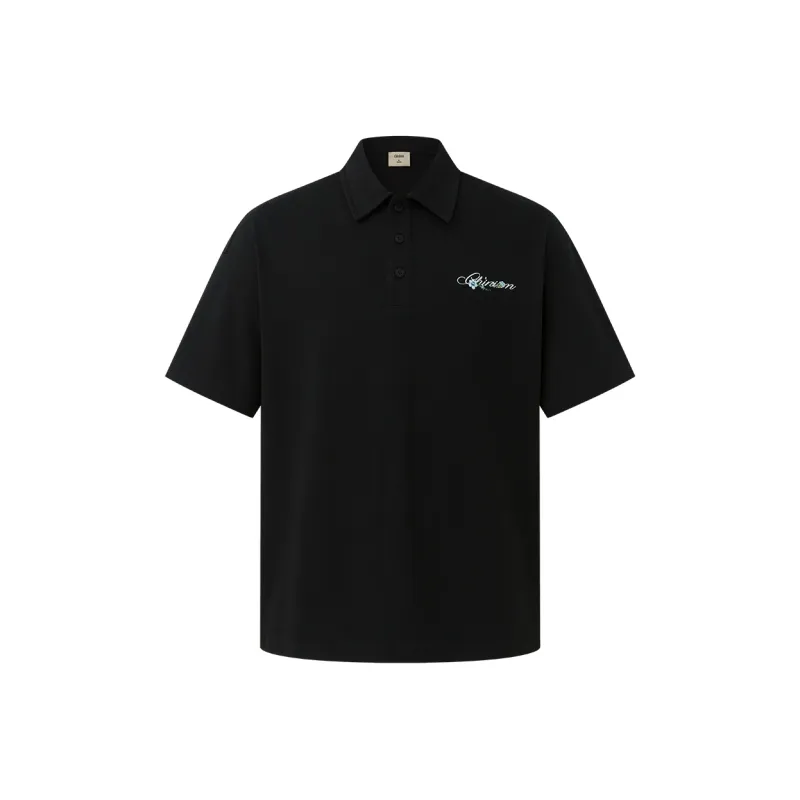 CHINISM Polo Shirt Unisex Black-0