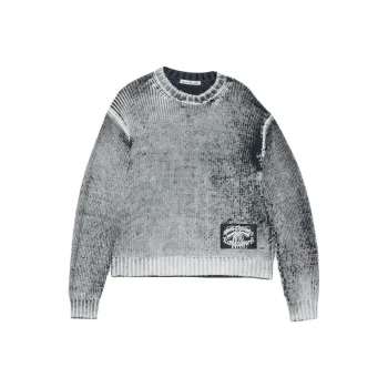 Acne Studios Logo Patch Long Sleeved Knitted Jumper