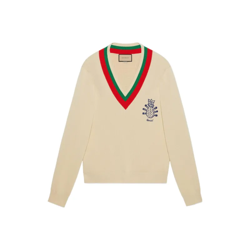 GUCCI Sweaters Men Beige Yellow-0