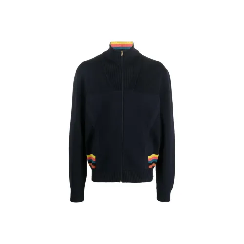 Paul Smith Signature-stripe Zip-up Cardigan