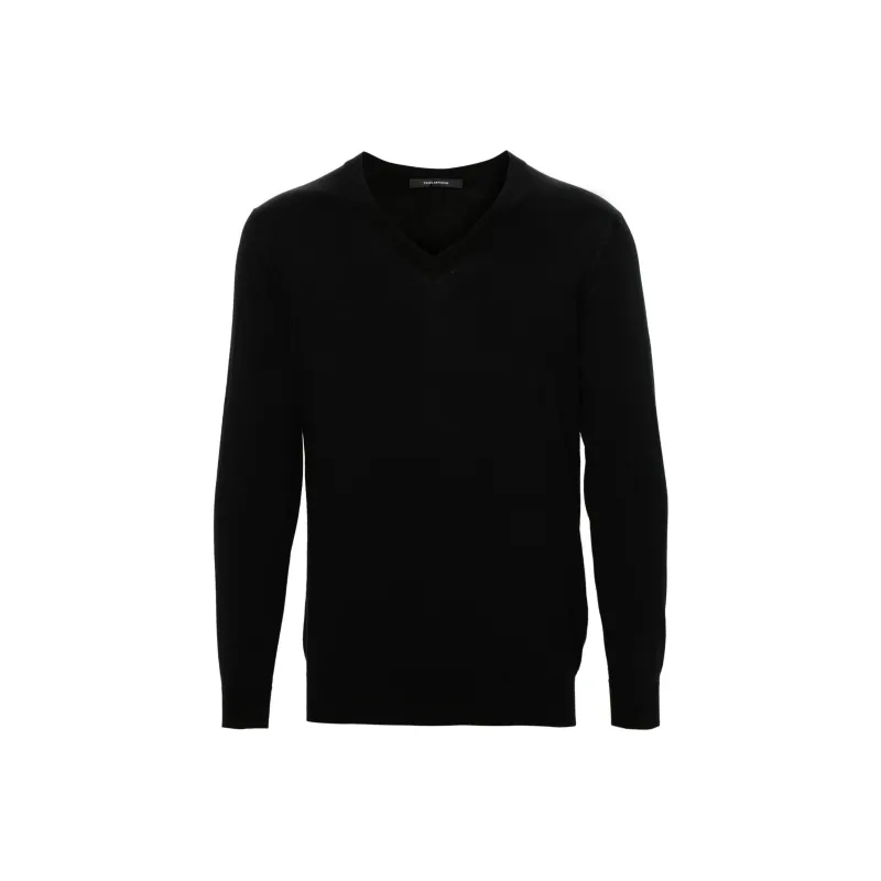 Tagliatore Hyde Fine ribbed Jumper-0
