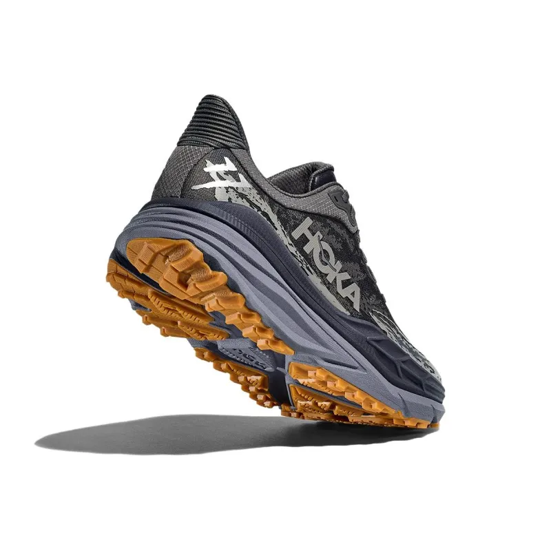 HOKA ONE ONE Stinson 7 Anti Slip Wear Resistant Low Top Casual City Commute Running Shoes Men's Gray-2