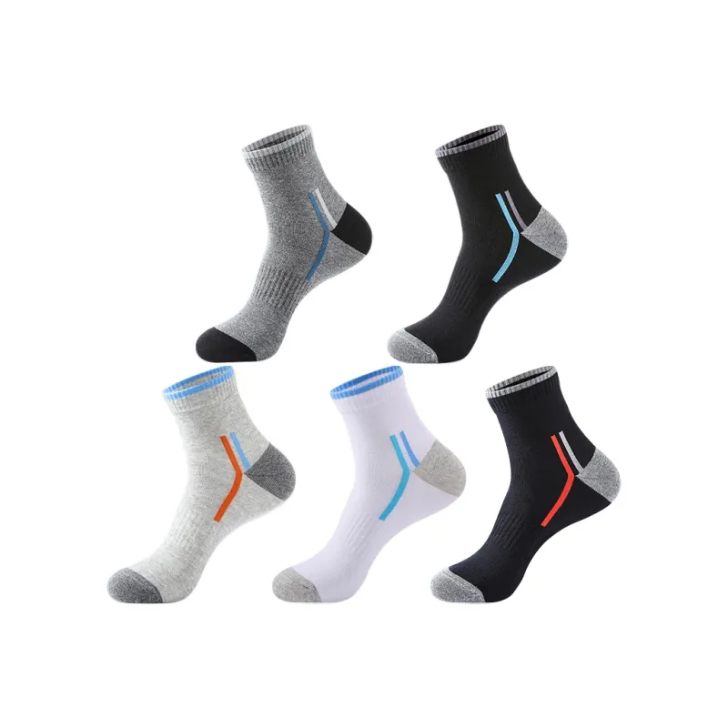 Lanza Mid Calf Socks Men's 5 Pack-0