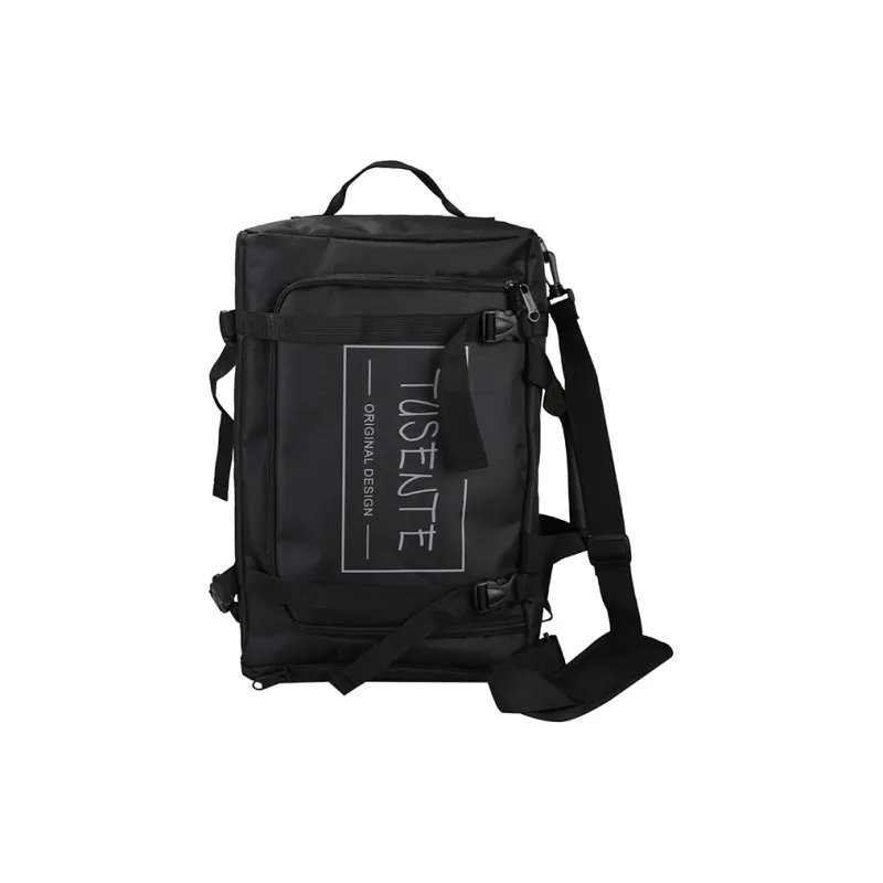 Yalu Nylon Backpack Regular Unisex Light Gray/Dark Gray/Black/Red-14