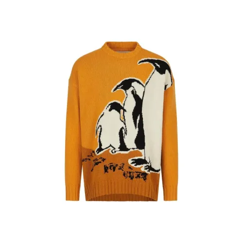 EMPORIO ARMANI Sustainable Collection Sweaters Men Yellow