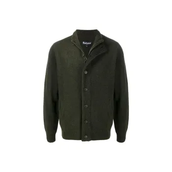 BARBOUR High Neck Button Up Cardigan