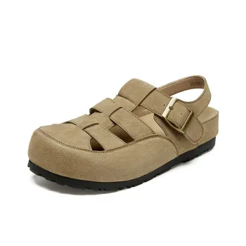 JOSINY Roman Sandals Women's Khaki Camel