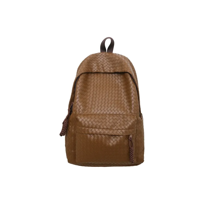 Single Warehouse PU Backpack Regular Unisex Black/Brown/Gray/White-18