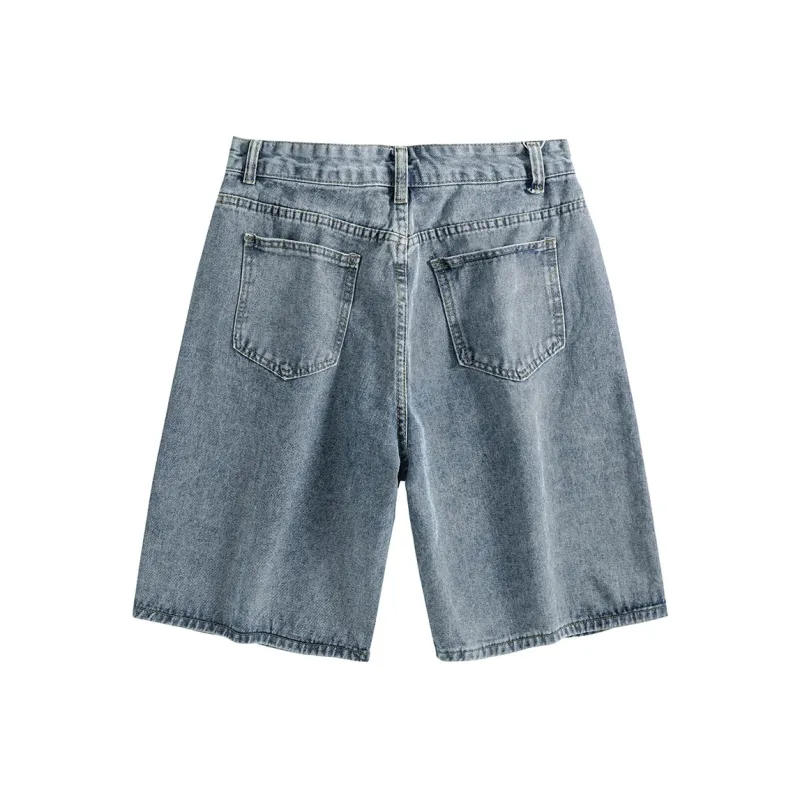 AMBER LIGHT Denim Shorts Unisex-9