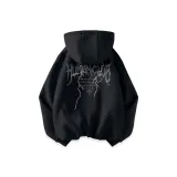 Black (Distressed Font Back Logo)