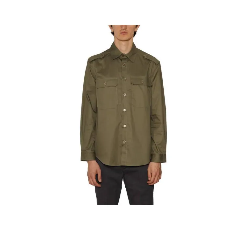 DANIELE ALESSANDRINI Shirt Men's Green-0