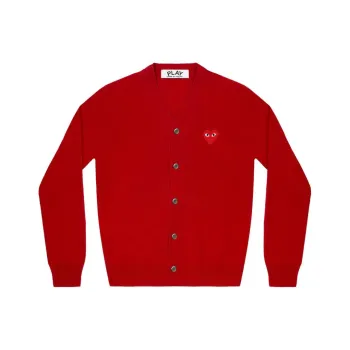 CDG Play Sweaters Men Red