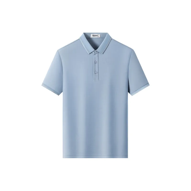 H YXIANG Polo Shirts Men-8