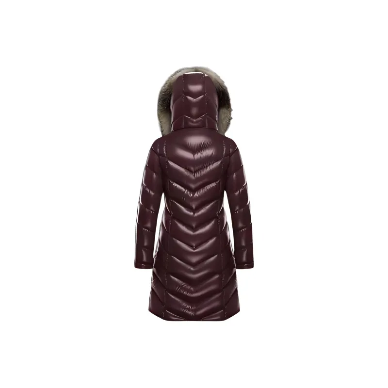 Moncler FW22 Down Jacket Women's Burgundy-1