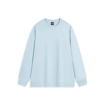 XTEP Crew Neck Sweatshirt Glacier Blue Men's