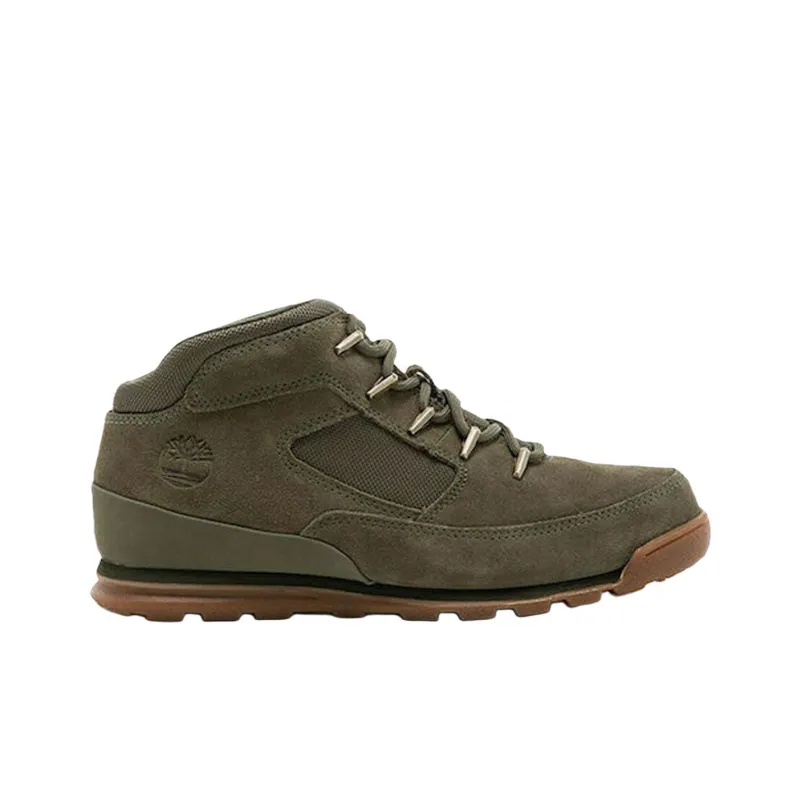 Timberland Euro Rock Anti Slip Wear Resistant Mid Top Hiking Shoes Men's Green-1