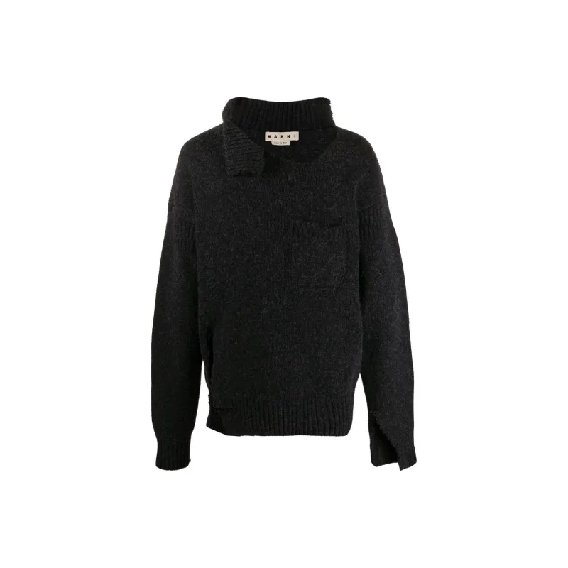 MARNI Distressed Cut Out Sweater-0