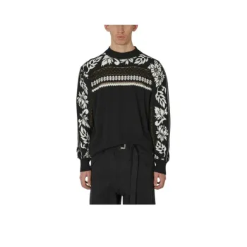 Sacai Fair isle Intarsia knit Jumper