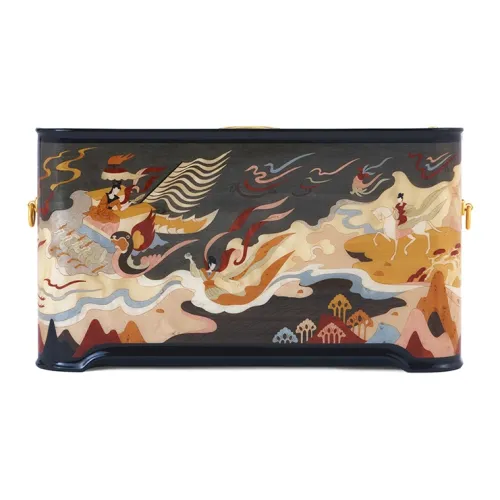 DUANMULIANGJIN Teak Evening Bag, Crossbody Bag, Shoulder Bag Women's Frosty Black